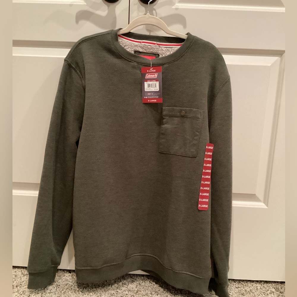 Mens Coleman Sherpa lined sweatshirt XL